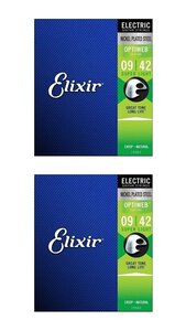 ★Elixir 19002(2セットパック) ×1 [09-42] OPTIWEB Super Light エレキギター弦★新品送料込/メール便