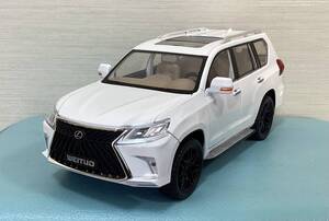 レクサス LX570 ホワイト LEXUS SUV 1/18 送料無料