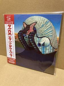 PROMO！美盤SHM-CD帯付！Emerson, Lake & Palmer / Tarkus タルカス Victor VICP-70149 見本盤 紙ジャケ ELP SAMPLE 2010 JAPAN MINT OBI