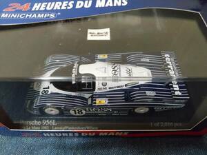 1/43 MINICHAMPS 1983年ルマン24時間レース　ポルシェ956L#18 J・ラシッグ、D・ウィルソン、A・プランケンホーン