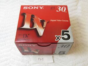 ●■ SONY MiniDV 30分 5本入り DVM30R3 箱汚れ 未開封 P09