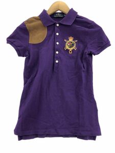 ゆうパケットOK POLO RALPH LAUREN ポロ ラルフローレン ポロシャツ sizeXS/紫 ■◆ ☆ ebc6