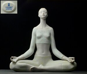 【YB】LLADRO リヤドロ 『Yoga 』フィギュリン ★西洋磁器24Y1142-1