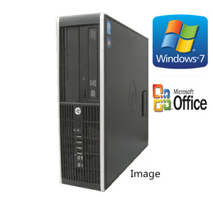 中古パソコン Windows 7 Pro 64Bit Microsoft Office Personal 2010付属 HP Compaqシリーズ Core i5/メモリ8G/新品SSD120GB/DVD-ROM
