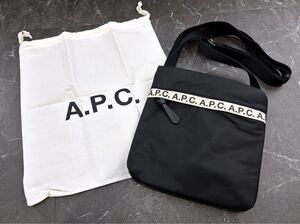 【新品未使用】A.P.C ロゴテープサコッシュ