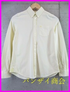 015c45◆美品◆吸汗速乾◆LACOSTE ラコステ 長袖ストライプドライシャツ 34/日本製/ドレスシャツ/ジャケット/ポロシャツ/レディース女性