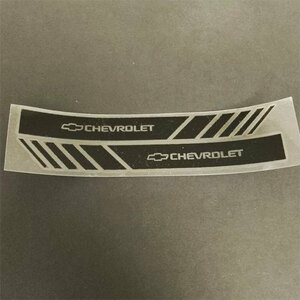 CHEVROLET シボレー　ドアミラーステッカー　ブラック（黒）１セット