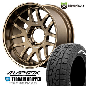 4本セット RAYS A LAP 07X 18x8.5J 6/139.7 +44 BR MONSTA TERRAIN GRIPPER A/T 285/60R18 ホワイトレター ランドクルーザー300系 ランクル