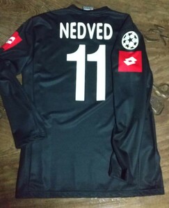 値下げ交渉 2001-02 CL ユベントス ネドベド 長袖 選手支給品 MADE IN ITALY 検) CHAMPIONS LEAGUE JUVENTUS L/S MATCH ISSUE SHIRT NEDVED