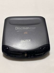 【動作品】SONY ソニー CD コンパクトディスク コンパクトプレーヤー Discman ESP D-235 ディスクマン ブラック 本体のみ CDウォークマン