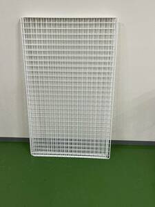 【現地引取のみ】①ネット什器　ネットパネル　白90×150(cm)1枚　 業務用/陳列/ディスプレイ/店舗用品◆kj-004292