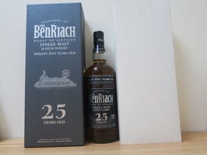 古酒 未開栓 超希少品 白箱箱冊子付 ベンリアック 25年長熟 BENRIACH 1989-2014 25yo OB for Speyside ビリーウォーカー46.8％ 旧ボトル