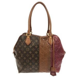 ルイヴィトン LOUIS VUITTON トートバッグ M40503 ブロックス トート モノグラムキャンバス×レザー モノグラム×ブラウン×ボルドー