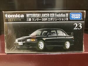 新品 未使用 トミカプレミアム 23 ランサー ランエボ GSR 三菱 廃盤 高騰 レア 送料込み LANCER TOMICA タカラトミー TOMY トミカ ミニカー