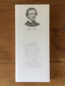 アメリカ製 Edgar Allan Poe エドガー・アラン・ポー メモ帳 bloc notes メモ用紙 紙 ノート 詩人 小説家 デッドストック 未使用長期保管品