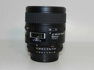 **中古良品　Nikon AF MICRO 60mm/f 2.8D レンズ*