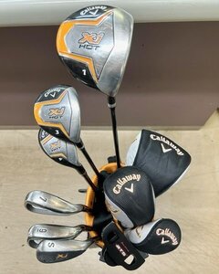 1◆697 注目!! ジュニアゴルフクラブセット Callaway(キャロウェイ) XJ HOT 7本セット キャディバッグ付き 9歳～12歳 [札幌・店頭引取可]