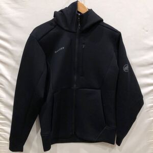 【MAMMUT】マムート ダイノ 2.0 ミッドレイヤー フーデッド ジャケット アジアンフィット ジップパーカー M ブラック 1014-04980 ts202411