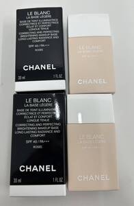 新品 未使用品 CHANEL シャネル ル ブラン ラ バーズ レジェール ロゼ SPF40/PA+++ メークアップ ベース 30ｍｌ ２個セット おまとめ