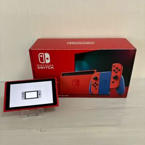 綺麗 Nintendo Switch マリオレッド Switch本体 外箱 内箱のみ 初期化済み 動作確認済み