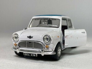 ミニクーパー Mini Cooper ホワイト White 1/43 - ホンウェルカララマ Honwell Cararama