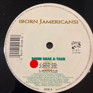 Born Jamericans/Boom Shak A-Tack/レコード/中古/DJ/club/reggae