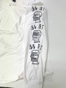 BRAIN-DEAD × SASQUATCHfabrix. （ブレインデッドサスクワァッチファブリックス） L/S 酩酊プリントTシャツ XL