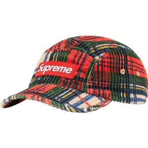 supreme corduroy camp plaid 新品未使用　シュプリーム キャンプキャップ BOX コーデュロイ　プレイド