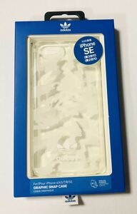 新品★adidas★アディダス オリジナルス iPhone ケース SE（第3世代、第２世代） iPhone 6/6S/7/8/SE クリア カモフラ 迷彩 カバー