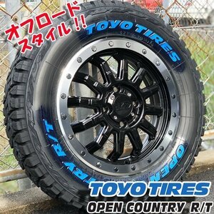 新品 ハイゼットカーゴ 14インチ タイヤホイールセット TOYO OPENCOUNTRY RT 165/80R14 ホワイトレター リフトアップ