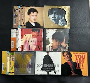 7枚セット★横山輝一/Pressure／YOU GOT IT!／JACK／Hit Me／／X-TENSION～544244～／LUV ラヴ／KIICHI-YO★