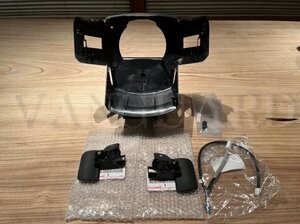 【未使用 カバー穴加工済】トヨタ ランドクルーザー250 パドルシフト スイッチ左右セット 純正流用 ステアリングカバー VX GX ランクル250