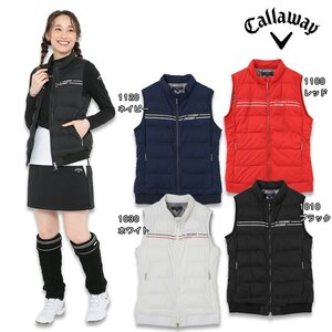 1309403-Callaway/中綿入りスターストレッチフルジップベスト WOMENSS