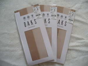 DAKS　ダックスシアーサポートハイソックス　３足