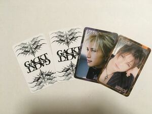 GACKT anniversary trump 4枚1セット オリコカード JOKER 送料込み