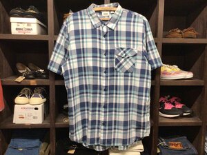 VANS CHECK SHIRTS SIZE L バンズ チェック シャツ 半袖 スケートボード