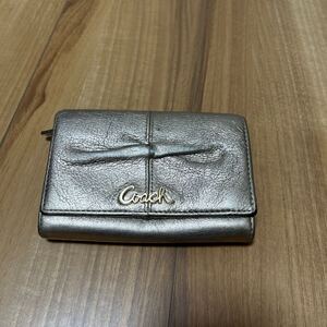 【L】COACH コーチ 財布 ゴールド ジャンク品