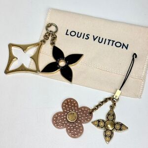 【ジャンク】LOUIS VUITTON ルイ ヴィトン ポルト クレ パズル キーホルダー M66184 / アクセソワール・テレフォンヌ　ロックフラワー HI24