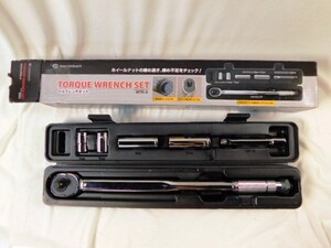 A88★角利/MTR-6/TORQUE WRENCH SET/トルク調整範囲28N・m〜210N・m/プレセット型/アルミホイール対応ロングソケット付/取説付/送料730円