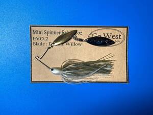 Evo.2-113 GoWestミニスピナーベイト1/8oz（Double Willow Leaf Blade）【リアブレード DECOY Silver#３】