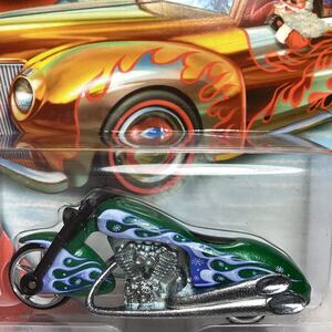 ☆ホットウィール☆ スコーチン　スクーター　緑　HOLIDAY RODS ホリデー　ロッド　クリスマス　Hot Wheels