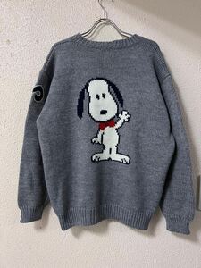 ファミリア x ピーナッツ スヌーピー Snoopy ニット カーディガン セーター 160