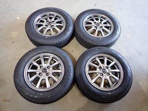 YS12994【送料無料175/70R14】ヤリス ヴィッツ フィットなどに 2023年製 BS VRX2 冬タイヤ ★14×5.5J 100/4H ET45★1円スタート