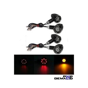 ◆即納◆汎用 LED ウインカー 砲弾型 12V 3種機能付 1台分4個セット アドレスV100 アドレスV100 タイプS