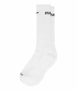 NIKE × STUSSY SOCKS DH6155-100 ナイキ ステューシー ソックス size 8-12 ホワイト/ブラック 2