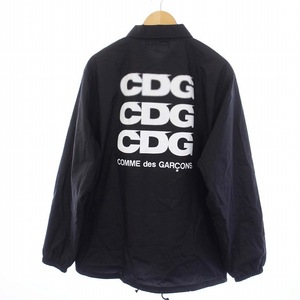 コムデギャルソン COMME des GARCONS CDG コーチジャケット アウター バックロゴ XL 黒 ブラック SZ-J004 /KH メンズ