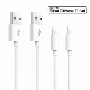 『送料無料 即決』2個セット アップル ライトニング FOXCONN Lightning USBケーブル 【1m】 iPhone iPad iPod充電 ケーブル