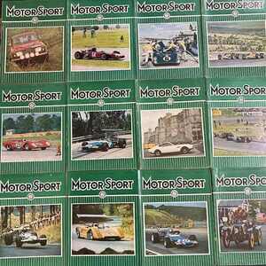 B1781　1969　12冊セット「MOTOR SPORT」モータースポーツ 英国 　旧車雑誌　英国車 古本　 旧車　ビンテージ　自動車 クラシックカー