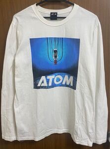 レア 00s ATOM ビンテージ 長袖 Tシャツ M Astro Boy 鉄腕アトム vintage 映画 movie 漫画 手塚治虫 / toy story akira ghost in the shell