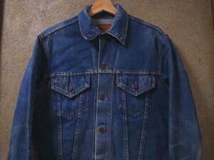 【ロング丈】60s70s LEVIS 70505 ビッグE リーバイス デニムジャケット /ビンテージ40s50s 3rd 557 558 559 BIGE 1st 2nd 506XX 507XX BIGE